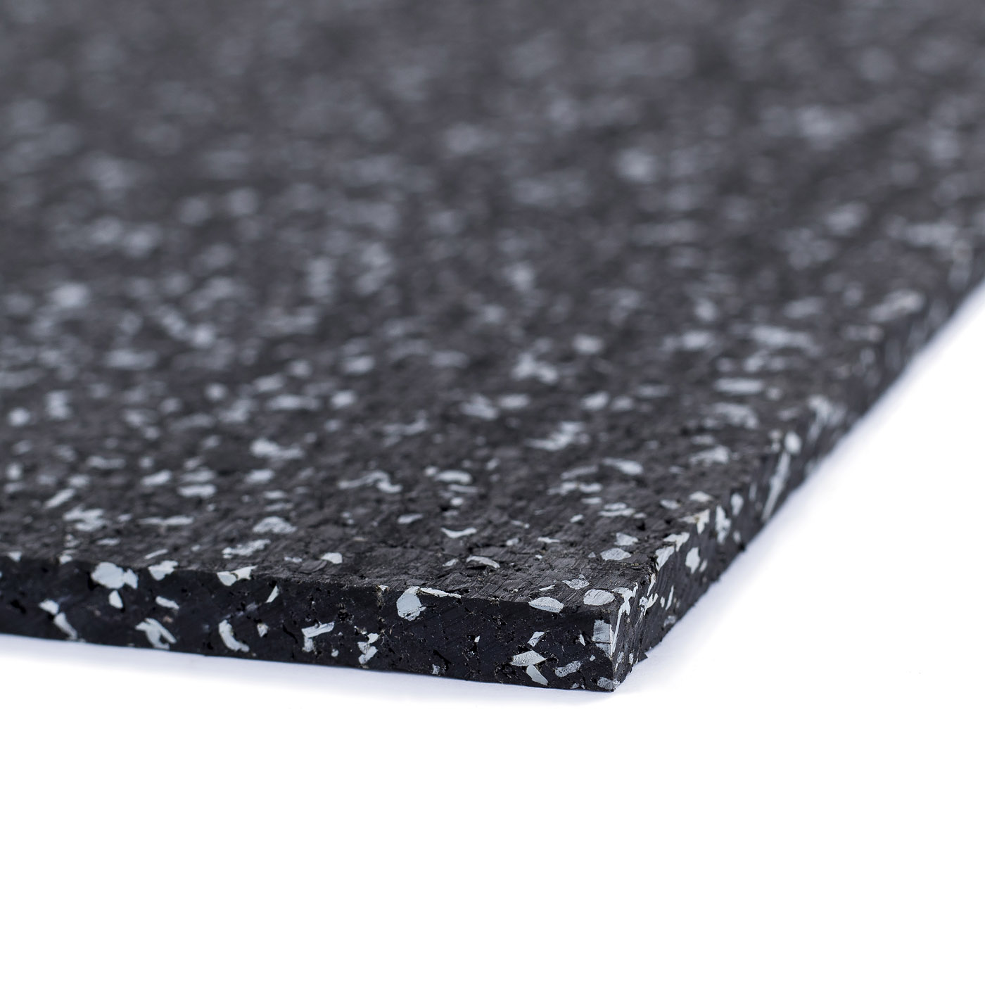 TRINFIT Sportovní gumová podlaha do fitness PROFI CF 8 mm černo-šedá 15% vsyp