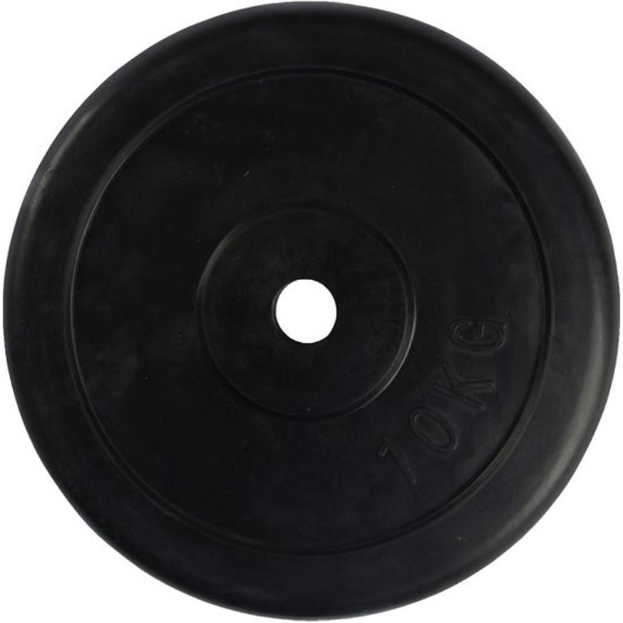 VirtuFit Rubber Halter Disc - Halter Weight - 30 mm - 10 kg
