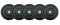Bumper Plate Training Black - celogumové kotouče setg